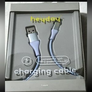 heyday | 4' Lightning to USB-A Round Cable - Blue